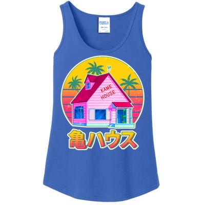 Retro Eighties 80's Anime Kame House Ladies Essential Tank