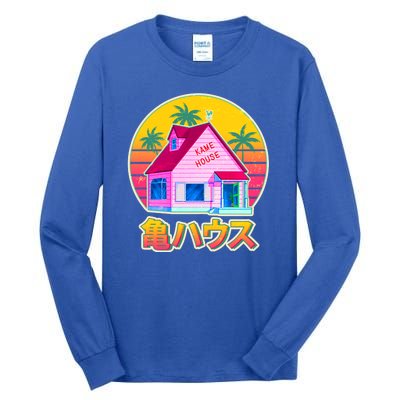 Retro Eighties 80's Anime Kame House Tall Long Sleeve T-Shirt