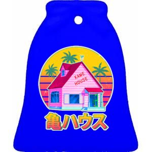 Retro Eighties 80's Anime Kame House Ceramic Bell Ornament