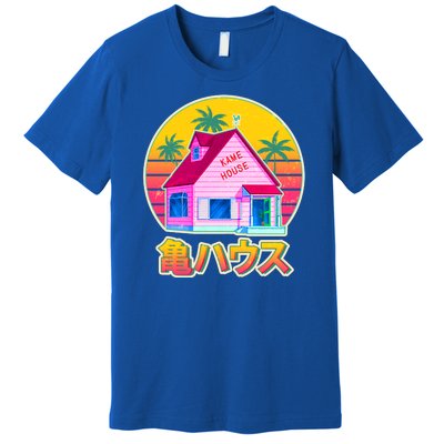 Retro Eighties 80's Anime Kame House Premium T-Shirt