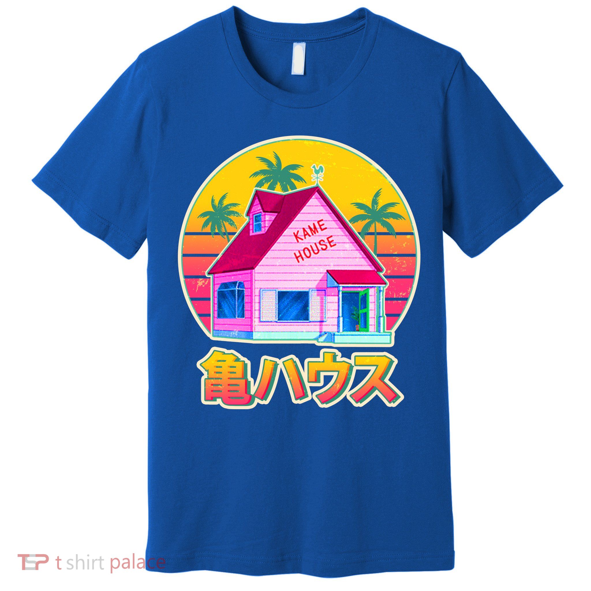 Retro Eighties 80's Anime Kame House Premium T-Shirt