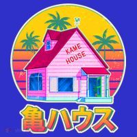 Retro Eighties 80's Anime Kame House Premium T-Shirt