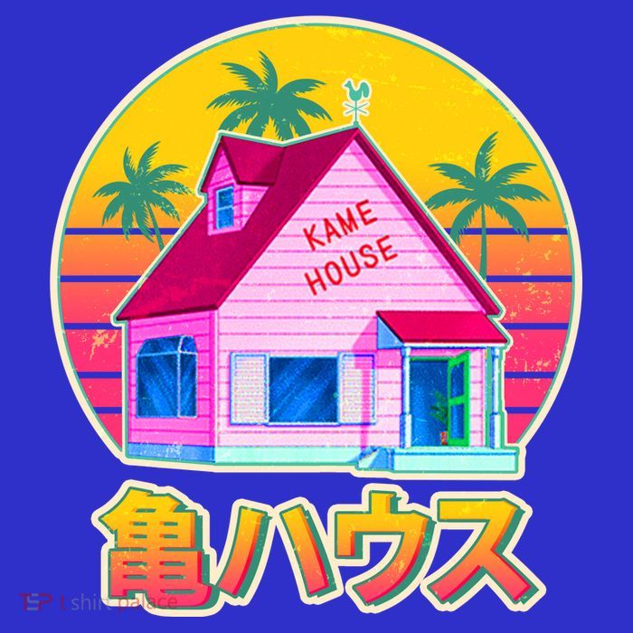 Retro Eighties 80's Anime Kame House Baby Bodysuit
