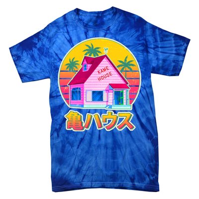 Retro Eighties 80's Anime Kame House Tie-Dye T-Shirt