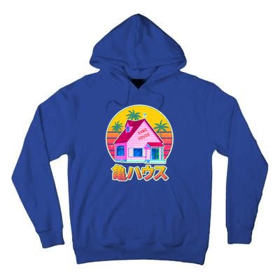 Retro Eighties 80's Anime Kame House Tall Hoodie