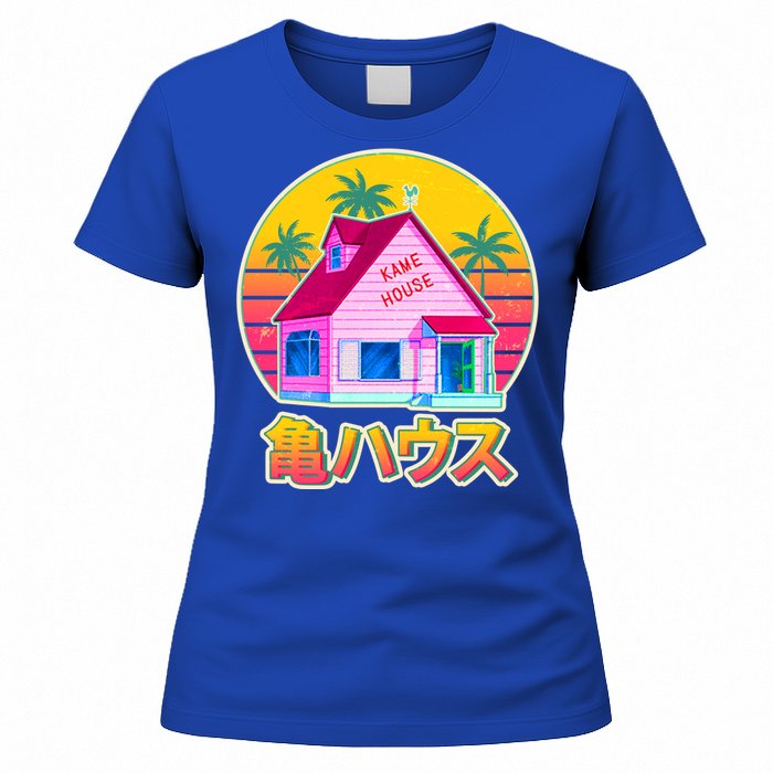 Retro Eighties 80's Anime Kame House Women's T-Shirt