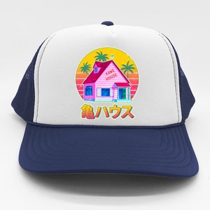 Retro Eighties 80's Anime Kame House Trucker Hat