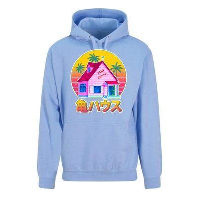 Retro Eighties 80's Anime Kame House Unisex Surf Hoodie