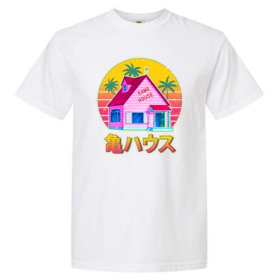 Retro Eighties 80's Anime Kame House Garment-Dyed Heavyweight T-Shirt