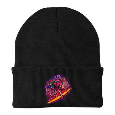 Retro Eighties 80's Surfer Octopus Beanie