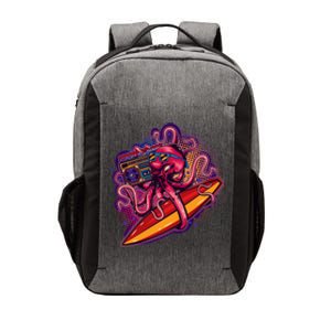 Retro Eighties 80's Surfer Octopus Vector Backpack