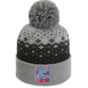 Retro Elements 90s The Baniff Cuffed Pom Beanie