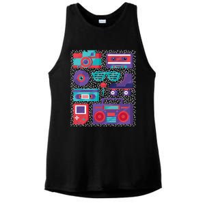 Retro Elements 90s Ladies PosiCharge Tri-Blend Wicking Tank