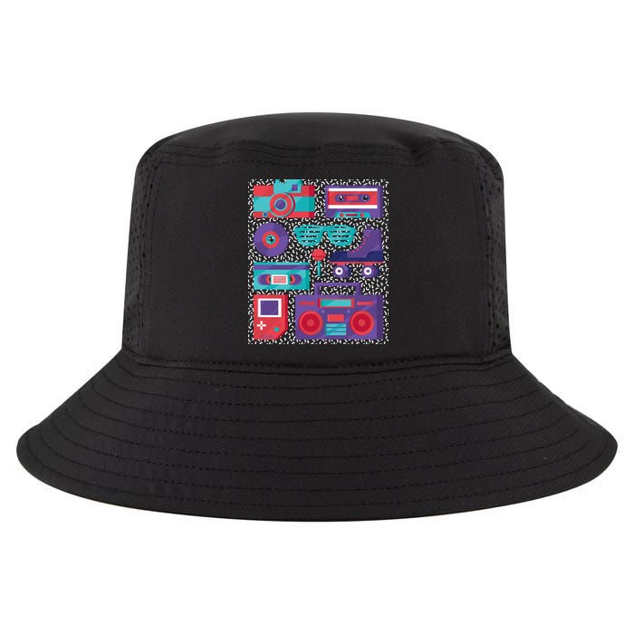 Retro Elements 90s Cool Comfort Performance Bucket Hat