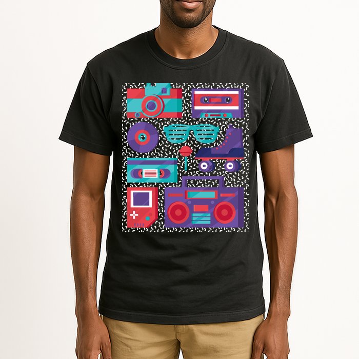 Retro Elements 90s Tall T-Shirt
