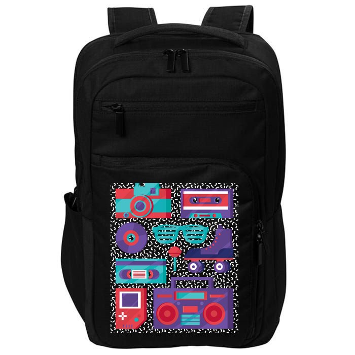 Retro Elements 90s Impact Tech Backpack