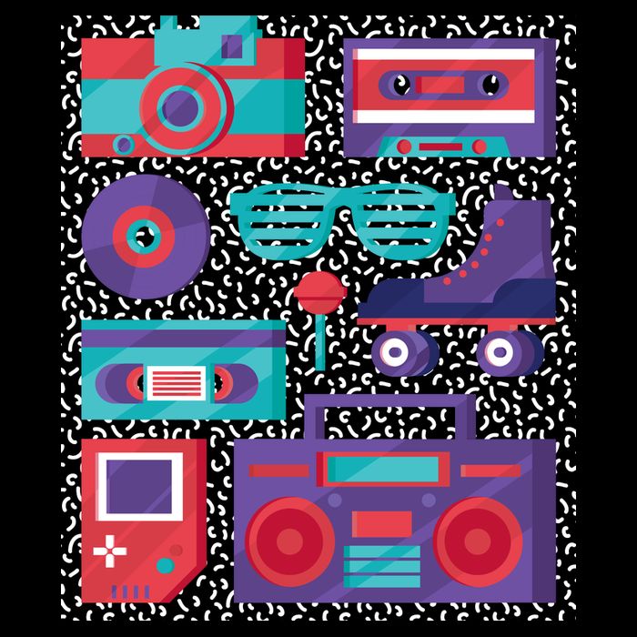 Retro Elements 90s Impact Tech Backpack