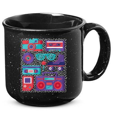 Retro Elements 90s 15oz Campfire Ceramic Mug
