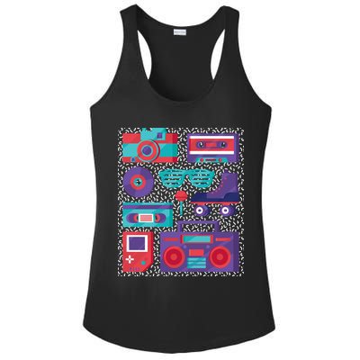 Retro Elements 90s Ladies PosiCharge Competitor Racerback Tank