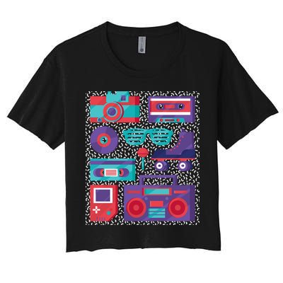 Retro Elements 90s Crop Top
