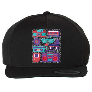 Retro Elements 90s Wool Snapback Cap