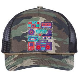 Retro Elements 90s Retro Rope Trucker Hat Cap