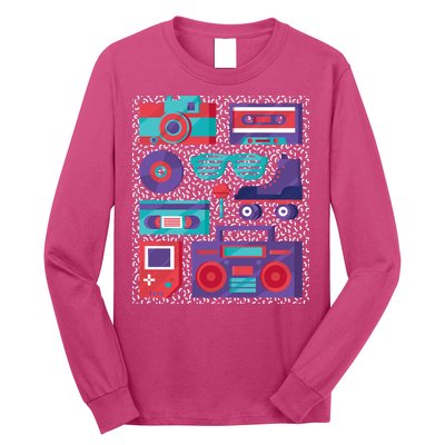 Retro Elements 90s Long Sleeve Shirt