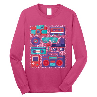 Retro Elements 90s Long Sleeve Shirt