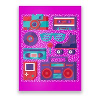 Retro Elements 90s Poster