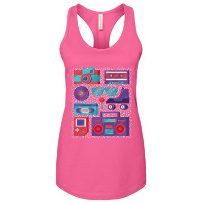 Retro Elements 90s Women's Racerback Tank