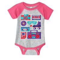 Retro Elements 90s Infant Baby Jersey Bodysuit