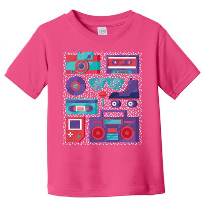 Retro Elements 90s Toddler T-Shirt