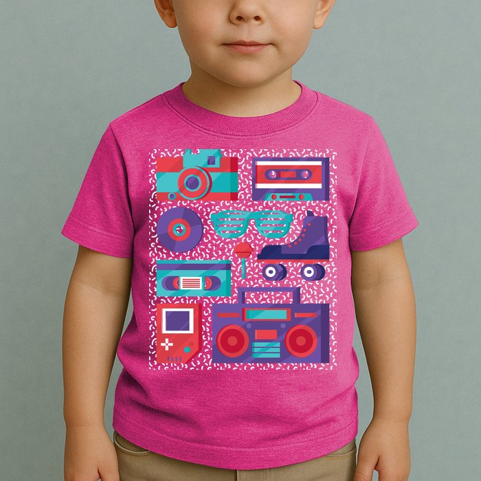 Retro Elements 90s Toddler T-Shirt
