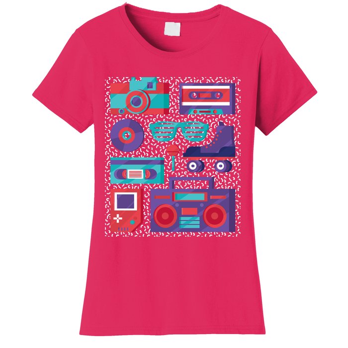 Retro Elements 90s Women's T-Shirt