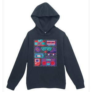 Retro Elements 90s Urban Pullover Hoodie