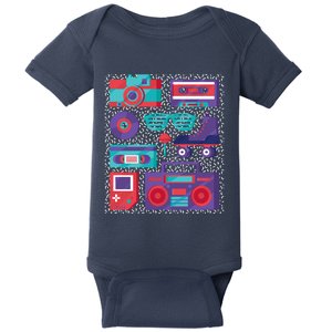 Retro Elements 90s Baby Bodysuit