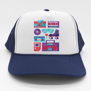 Retro Elements 90s Trucker Hat