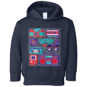 Retro Elements 90s Toddler Hoodie