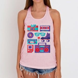 Retro Elements 90s Women's Knotted Racerback Tank