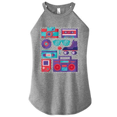 Retro Elements 90s Women's Perfect Tri Rocker Tank