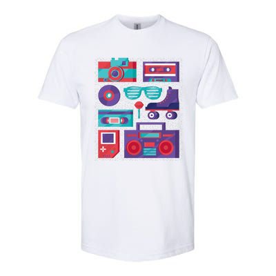 Retro Elements 90s Softstyle CVC T-Shirt