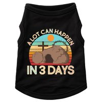 Retro Easter A Lot Can Happen In 3 Days Doggie Tank