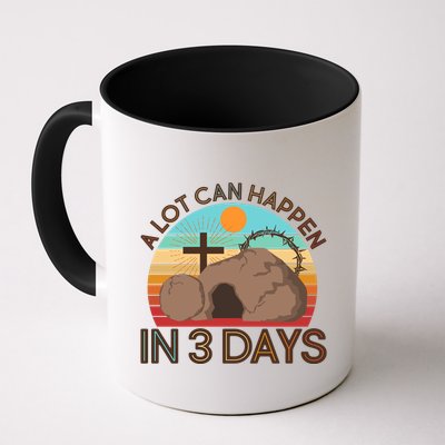 Retro Easter A Lot Can Happen In 3 Days Mug