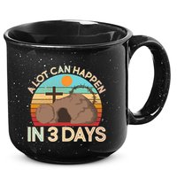 Retro Easter A Lot Can Happen In 3 Days 15oz Campfire Ceramic Mug