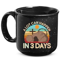 Retro Easter A Lot Can Happen In 3 Days 15oz Campfire Ceramic Mug