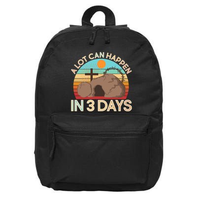 Retro Easter A Lot Can Happen In 3 Days 16 in Basic Backpack