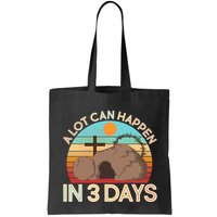 Retro Easter A Lot Can Happen In 3 Days Bag