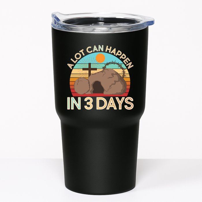 Retro Easter A Lot Can Happen In 3 Days Tumbler