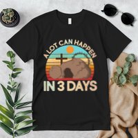 Retro Easter A Lot Can Happen In 3 Days Premium T-Shirt
