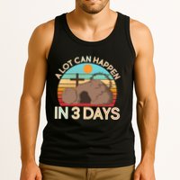 Retro Easter A Lot Can Happen In 3 Days Tank Top